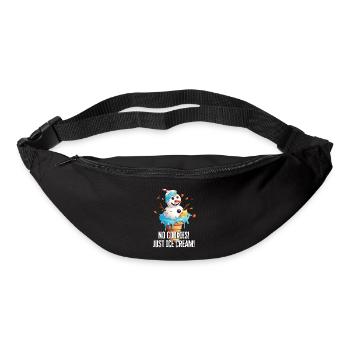 Weihnachten im Juli Schneemann-Eiscreme - Gürteltasche - Schwarz - Vorne