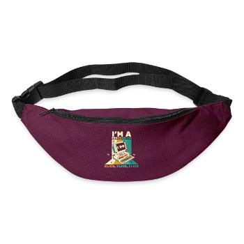I'm A Programmer Click Software Engineer Coder - Bum bag - burgundy - Front