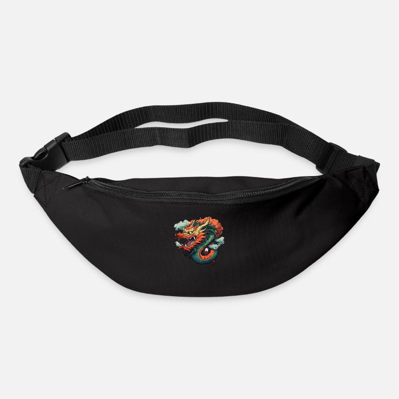 Chinesischer Drache - Gürteltasche - Schwarz