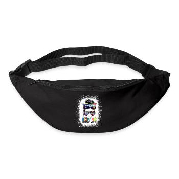 National Hispanic Heritage Month Latino Messy Bun - Bum bag - black - Front