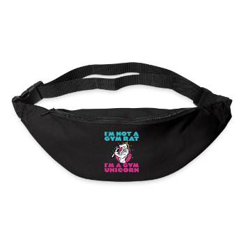 I'm Not A Gym Rat I'm A Gym Unicorn 2 - Gürteltasche - Schwarz - Vorne