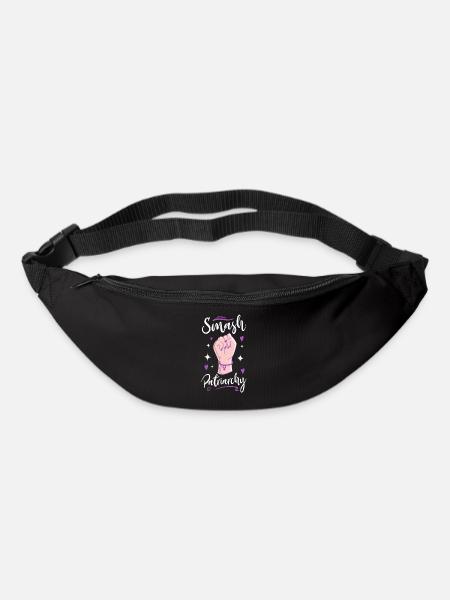 Feminist Smash Patriarchy - Gürteltasche - Schwarz