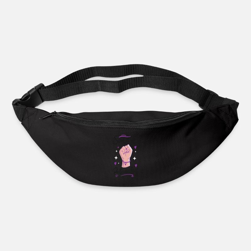 Feminist Smash Patriarchy - Gürteltasche - Schwarz