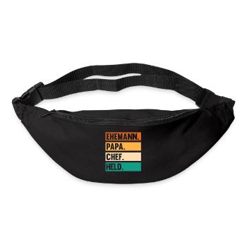 Arbeit Kollegen Vater Papa Teamleiter Führungskraf - Gürteltasche - Schwarz - Vorne