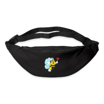 Biene Krankenschwester Herz - Gürteltasche - Schwarz - Vorne
