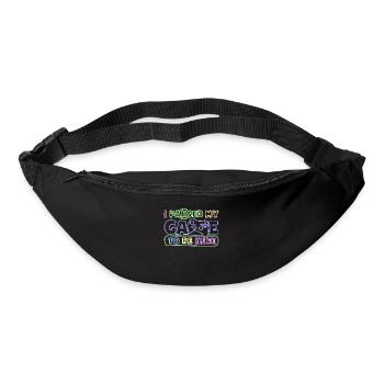 I Paused My Game To Be Here Funny Video Game - Sac banane - noir - Devant