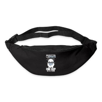 Bodybuilding Powerlifting Gewichtheben Fitness - Gürteltasche - Schwarz - Vorne