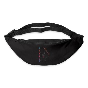 Le stress de la fête de divorce heureuse est maintenant - Sac banane - noir - Devant