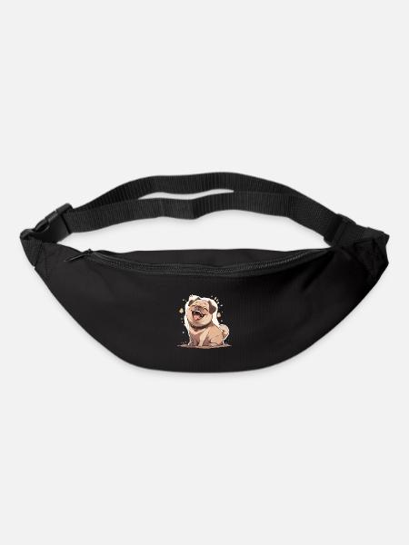 Pug Pug Dog Pug Gifts Pug Lovers - Bum bag - black