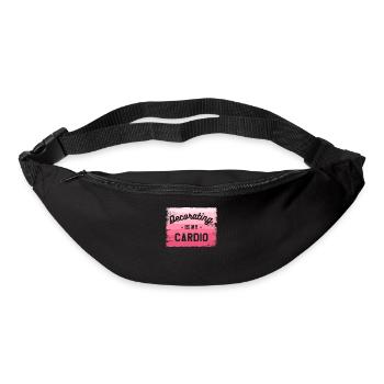 Decorating Is My Cardio Interior Decorator - Bum bag - black - Front