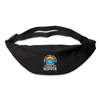 Save The Earth Raise A Hippie - Bum bag - black - Front
