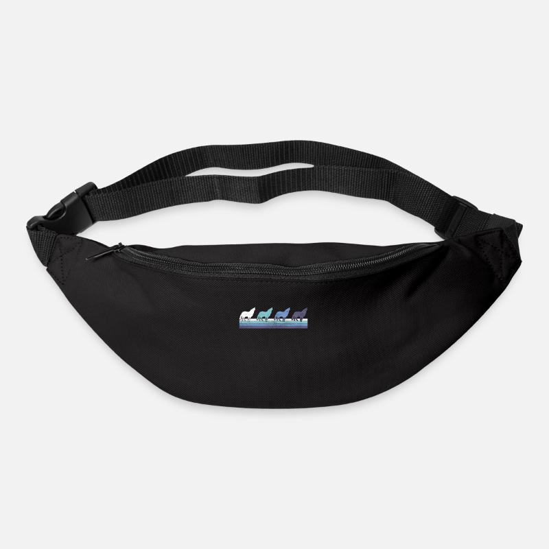 Wolf - Gürteltasche - Schwarz