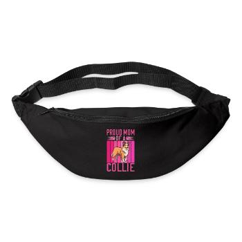 Cadeaux Collie - Sac banane - noir - Devant