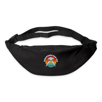 Taekwondo Père Taekwondo - Sac banane - noir - Devant