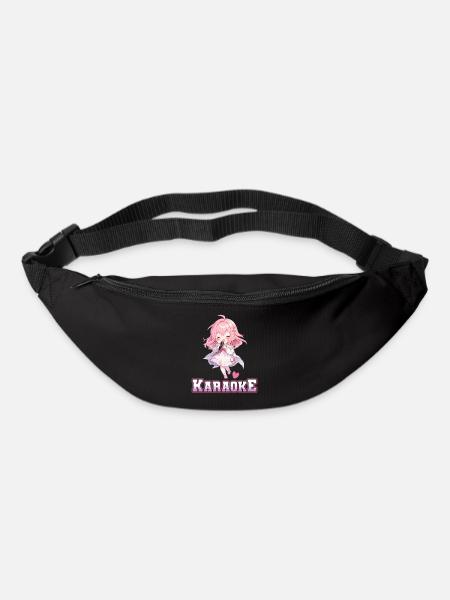Filles Manga Anime Karaoké - Sac banane - noir