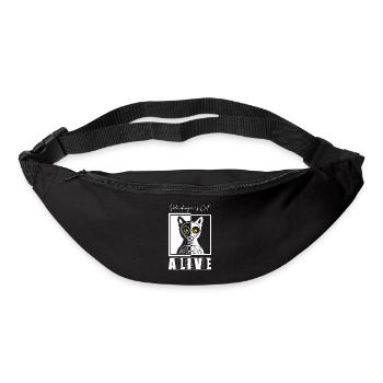 Schrödinger's Cat Dead and Alive - Gürteltasche - Schwarz - Vorne