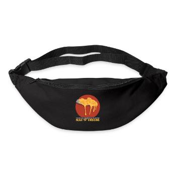 Macaroni and cheese | Mac and Cheese Gift - Bum bag - black - Front