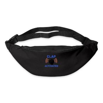 Clap Activated Gag Comedian Funny Prank Joke Pun - Bum bag - black - Front