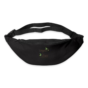 Vegan Vibes Vegan Vegans Plant-Based Vegetarian - Bum bag - black - Front