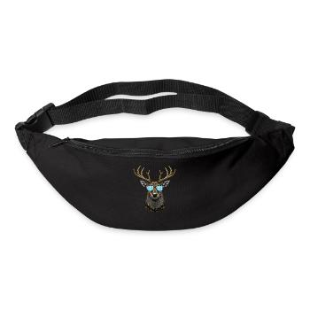 Hirschkopf Sunglasses Bavaria Volksfest Lausbua - Bum bag - black - Front