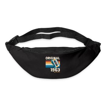 60. Geburtstag September Jahrgang 1963 Kassette - Gürteltasche - Schwarz - Vorne