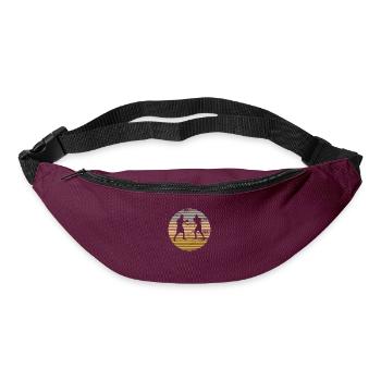 Boxe - Sac banane - bordeaux  - Devant