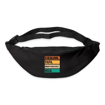 Papa Vater Ergotherapie Ergotherapeut - Gürteltasche - Schwarz - Vorne