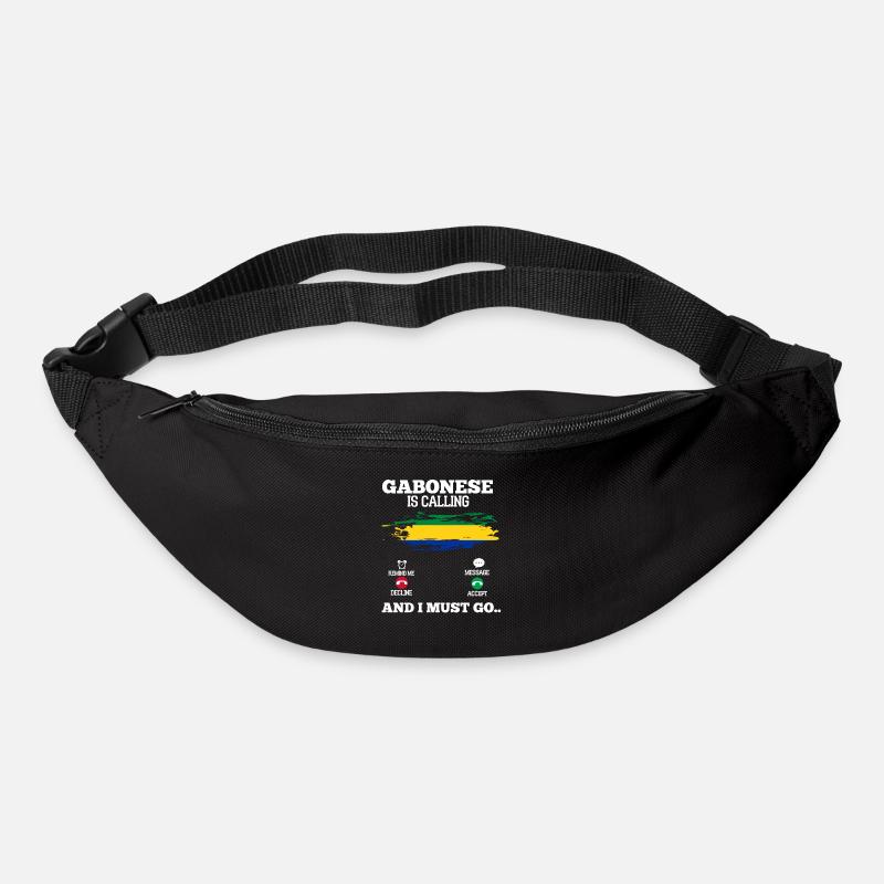 Gabon - Sac banane - noir