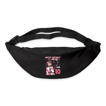 Anime Mandga K-Pop KPop Mädchen 10. Geburtstag - Gürteltasche - Schwarz - Vorne