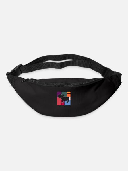 Schaf - Gürteltasche - Schwarz
