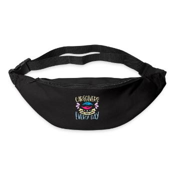 Les aidants naturels gagnent leur équipe d’aidants naturels - Sac banane - noir - Devant