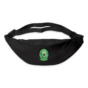 Mangez des haricots pas des êtres végétaliens végétaliens végétaliens à base de plantes - Sac banane - noir - Devant