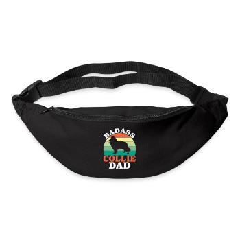 Cadeaux Collie - Sac banane - noir - Devant