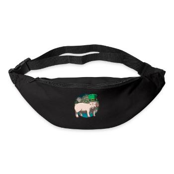 Lucky Pig New Year's Eve New Year's Day - Bum bag - black - Front