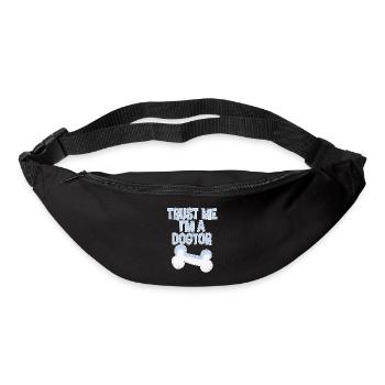 Trust Me I'm A Dogtor - Gürteltasche - Schwarz - Vorne