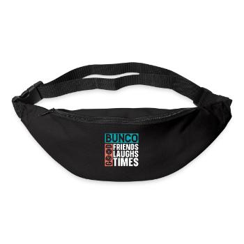 Bunco Good Friends Good Laughs Good Party Game - Gürteltasche - Schwarz - Vorne
