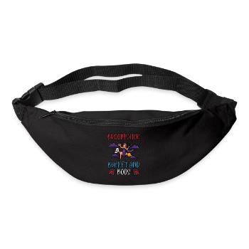 Broomstick and bucket caretaker Halloween - Bum bag - black - Front