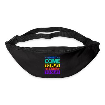 Je ne suis pas venu pour jouer, je suis venu pour tuer 8 - Sac banane - noir - Devant