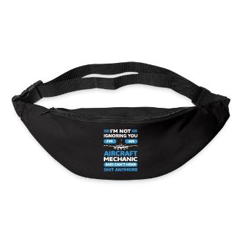 Ich ignoriere dich nicht, ich bin ein - Gürteltasche - Schwarz - Vorne