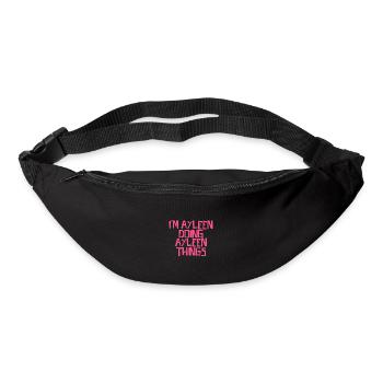 I'm Ayleen doing Ayleen things - Gürteltasche - Schwarz - Vorne