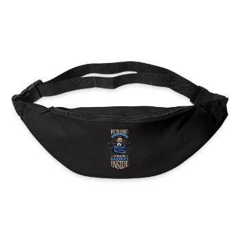 Horreur Spooky Coiffeur Coiffeur Cheveux - Sac banane - noir - Devant