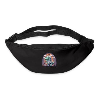Tyrannosaurus Trex Halloween - Sac banane - noir - Devant