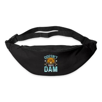 Beaver Dam Doesn't Give A Dam Loves Rodent Animals - Bum bag - black - Front