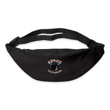 Space Explorer Kosmonaut Raumschiff Taikonaut - Gürteltasche - Schwarz - Vorne