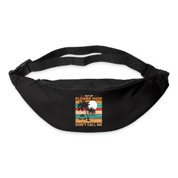 Fleuriste Fleuriste Pension Cadeau - Sac banane - noir - Devant