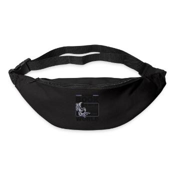A Good Book Is Out Of This World Raumschiff - Bum bag - black - Front