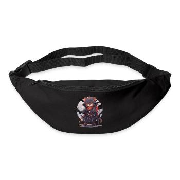 Asia Cat Japanese Samurai Samurai - Bum bag - black - Front