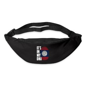 Cool Laotian Fingerprint It's In My DNA Laos Flag - Bum bag - black - Front