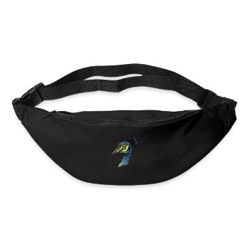 Peacock Bird Colors Animal Zoo - Bum bag - black - Front