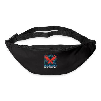 Rohrleitungsbauer Komisch - Gürteltasche - Schwarz - Vorne
